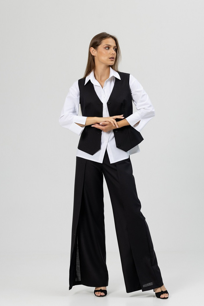 Костюм ATELERO 1088  черный белый - фото 1